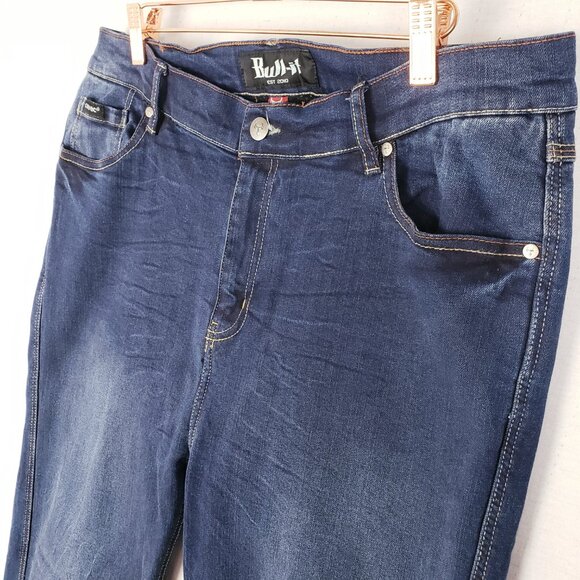 Bull-It Jeans Covec Blue Straight Jeans Motorcycle Protection Women’s size 16R - Picture 9 of 14